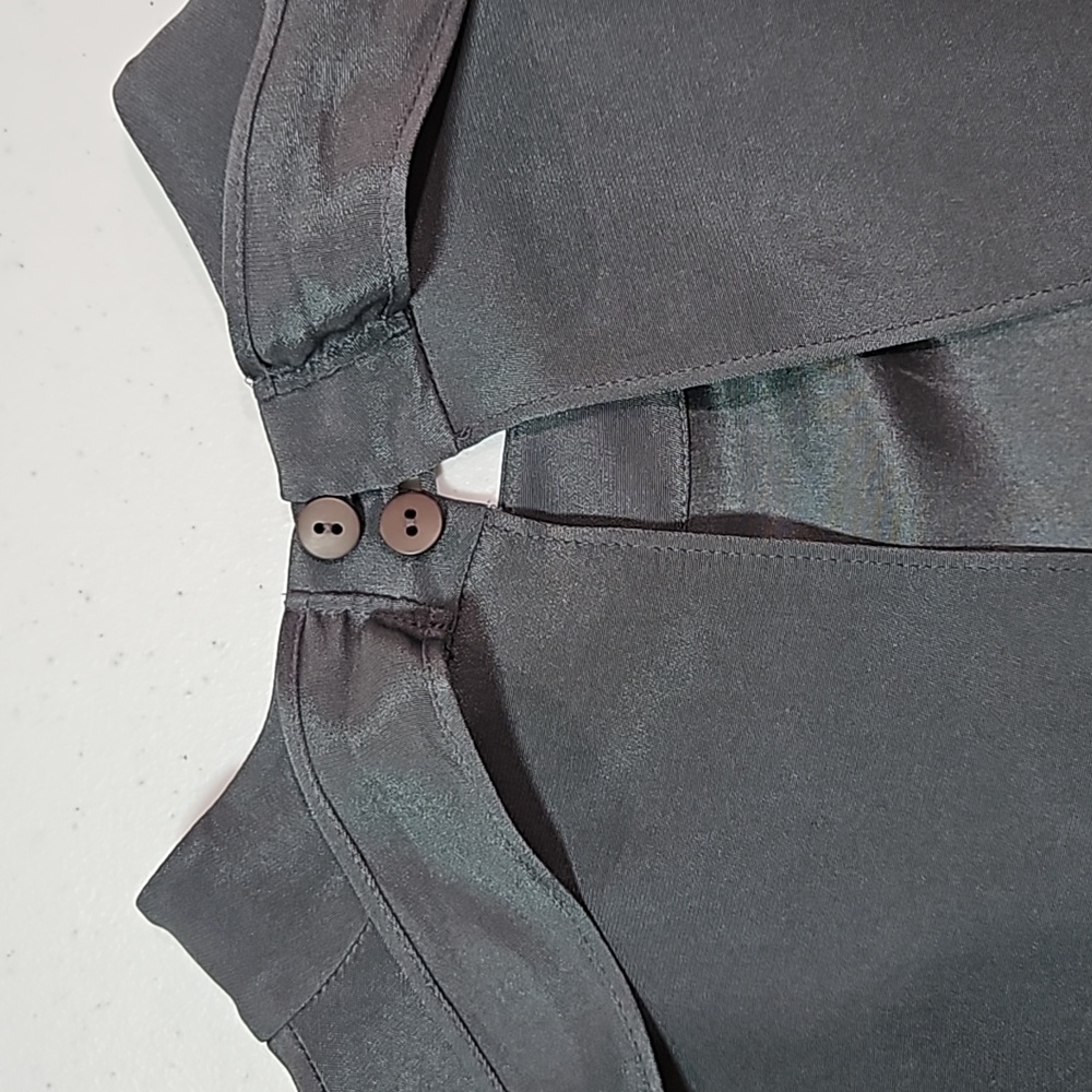 Tibi Slate Gray Sleeveless Jumpsuit - Picture 11 of 12